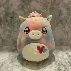 Squishmallow Paisley the Tie Dye Pegacorn 8” Valentines Exclusive Plush